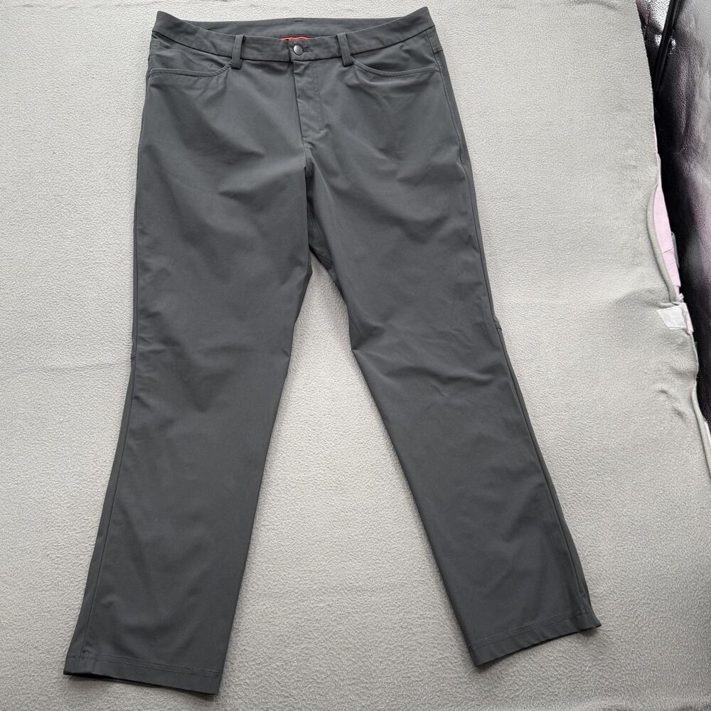 Lululemon Pants Mens (Fits 36/30) Gray Khakis Stretch Five Pocket Performance.